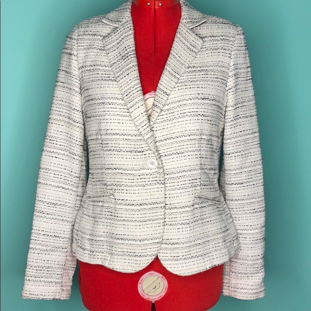 White CAbi blazer